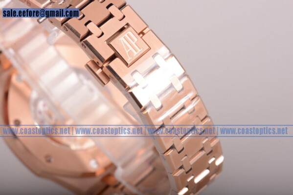 1:1 Replica Audemars Piguet Royal Oak 41 MM Watch Rose Gold 15400or.oo.1220or.02 (JF)